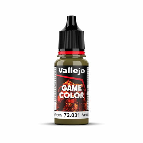Vallejo - Game Colour - Camouflage Green 18ml Acrylic Paint - New Formulation