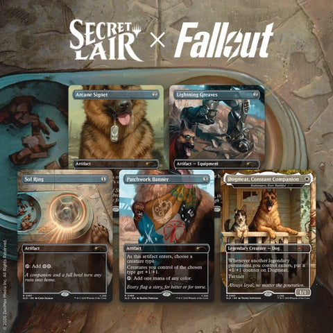 Magic the Gathering - Secret Lair x Fallout - Greet the Dog
