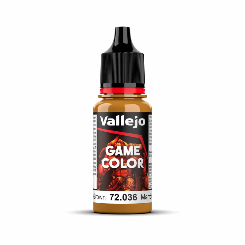 Vallejo - Game Colour - Bronze Brown 18ml Acrylic Paint - New Formulation
