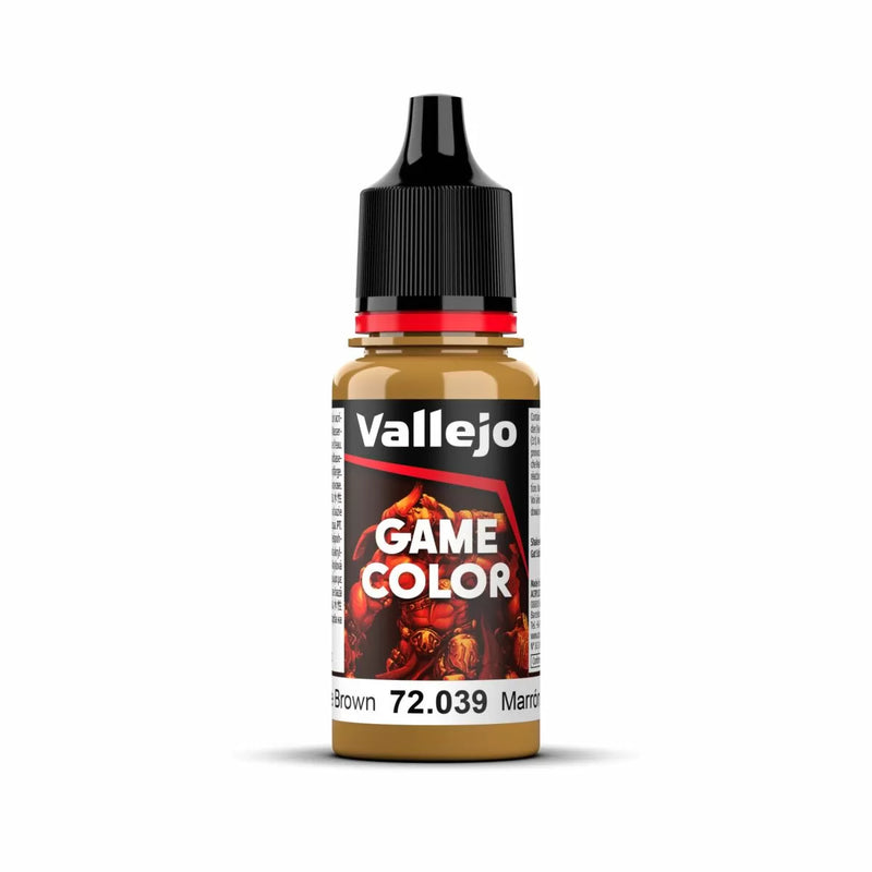 Vallejo - Game Colour - Plague Brown 18ml Acrylic Paint - New Formulation