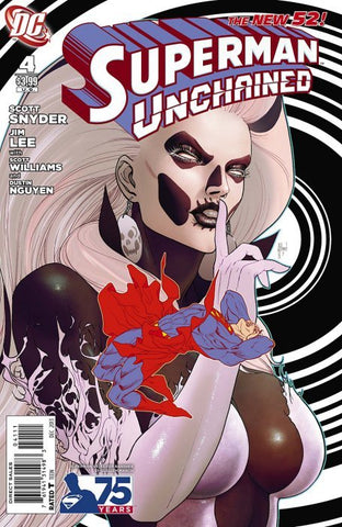 Superman Unchained #4 (2014) 75th Anniversary DC Cover