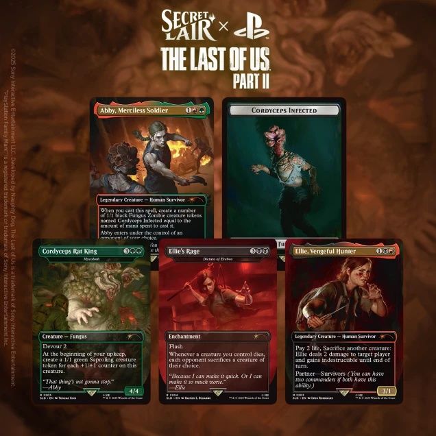 Magic the Gathering - Secret Lair - The Last of Us: Part II