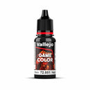 Vallejo - Game Colour - Black 18ml Acrylic Paint - New Formulation