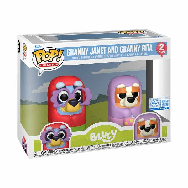 Bluey - Granny Janet & Granny Rita Pop! 2PK