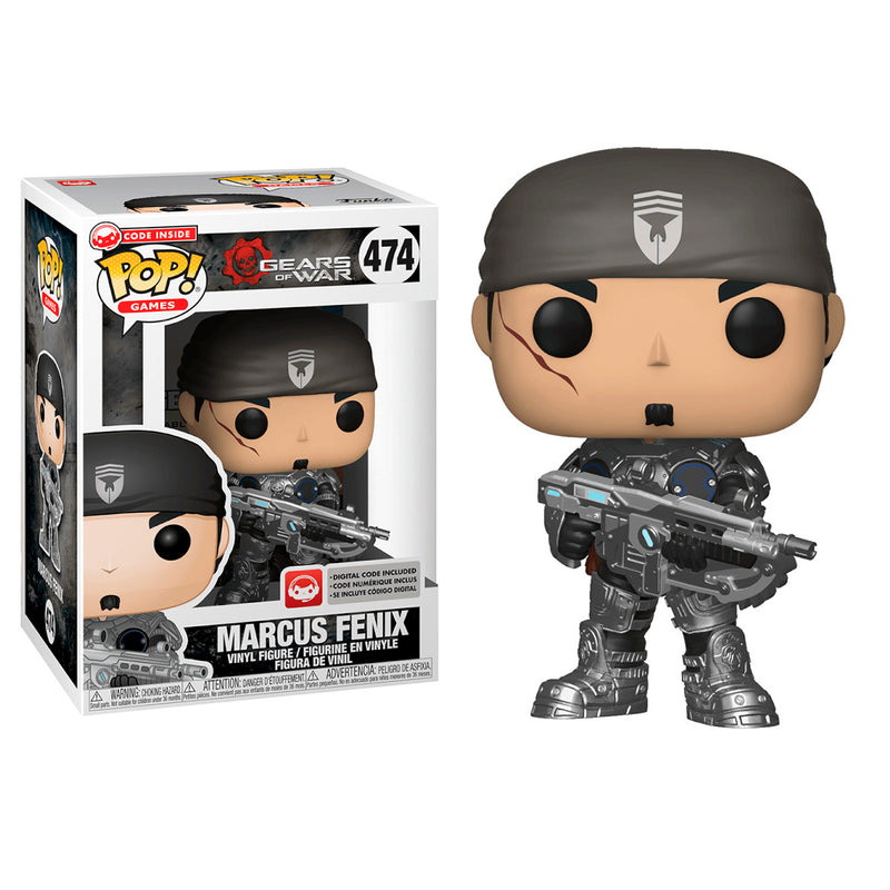 Marcus Fenix - Funko Pop! Gears of War With Digital Code (474)