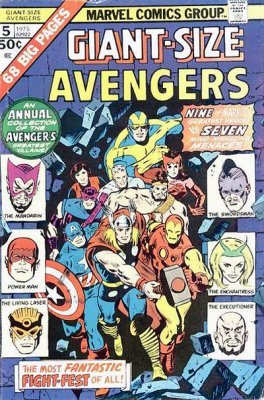 Avengers #5 (C6) (1975) Volume 1 - Giant Size