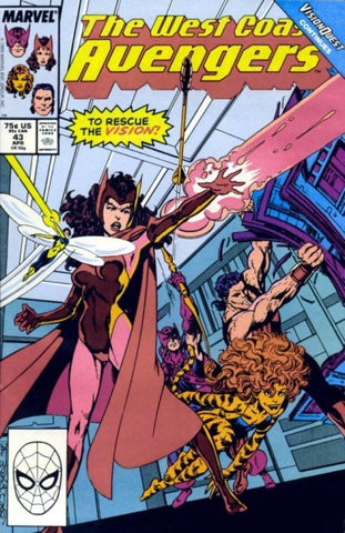 The West Coast Avengers #43 (1985) Vol. 2