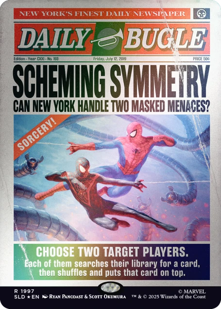 Magic the Gathering - Secret Lair x Marvel's Spider-Man - Daily Bugle Breaking News (Rainbow Foil)