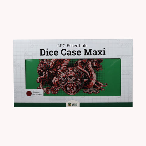 LPG Essentials - Dice Case Maxi - Teal/Crimson