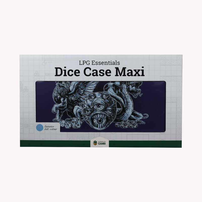 LPG Essentials - Dice Case Maxi - Cobalt/Pale Cyan