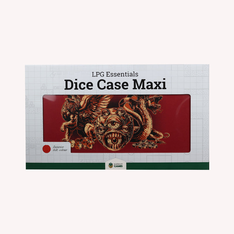 LPG Essentials - Dice Case Maxi - Scarlet/Copper
