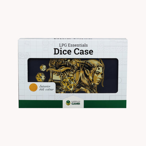 LPG Essentials - Dice Case - Vibrant Blue/Brass