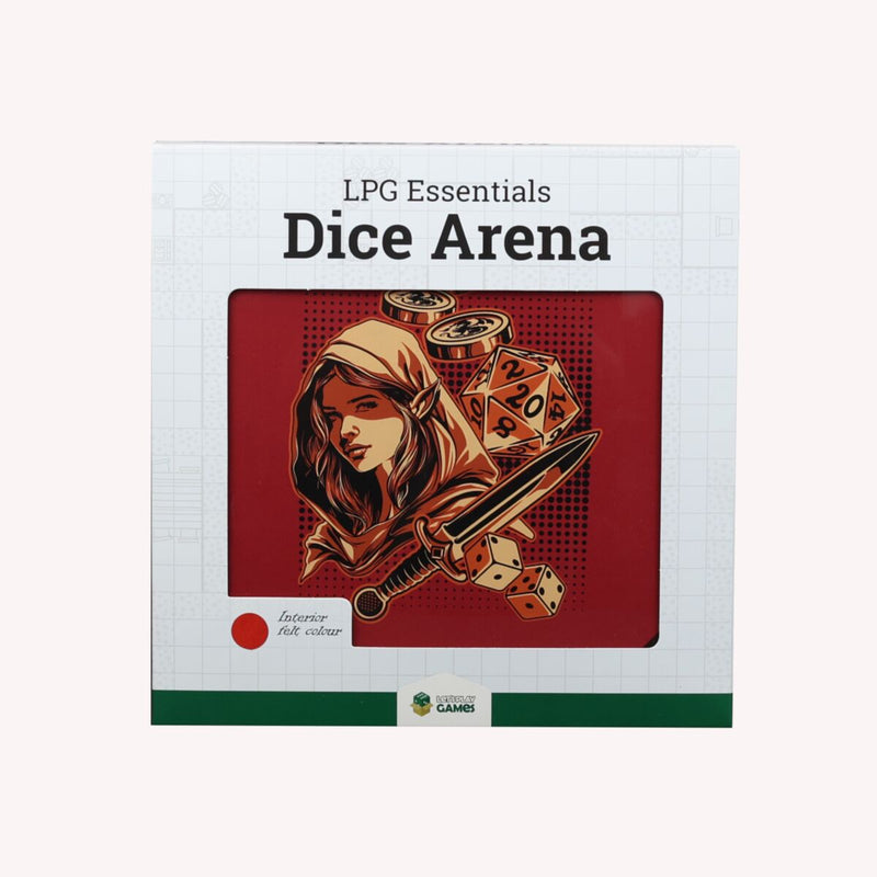 LPG Essentials - Premium Dice Tray - Scarlet / Copper
