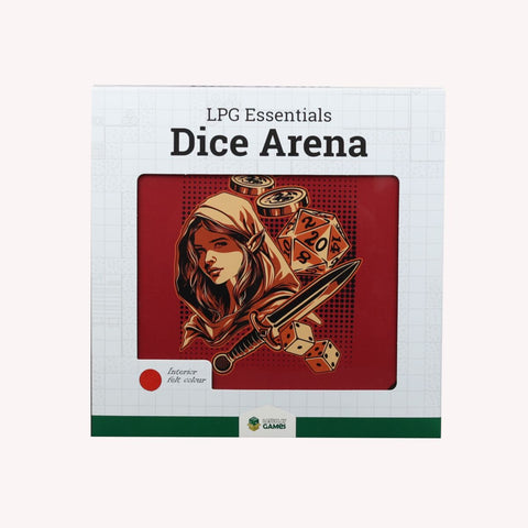 LPG Essentials - Premium Dice Tray - Scarlet / Copper