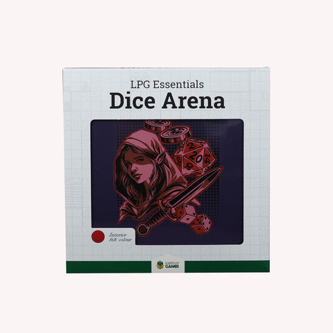 LPG Essentials - Premium Dice Tray - Deep Blue / Burnt Burgundy