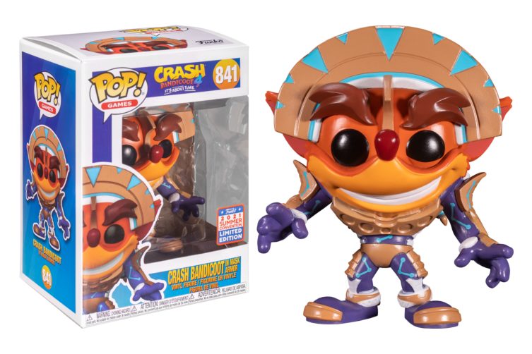 Crash Bandicoot in Mask Armor - Funko Pop! Crash Bandicoot 4 2021 Summer Con (841)