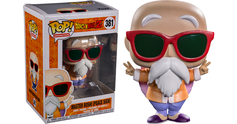 Dragon Ball Z - Funko Pop! Figure - Master Roshi (Peace Sign) (381)