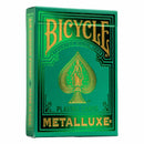 Playing Cards - Bicycle - MetalLuxe Green 2022