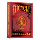 Playing Cards - Bicycle - MetalLuxe Red 2022