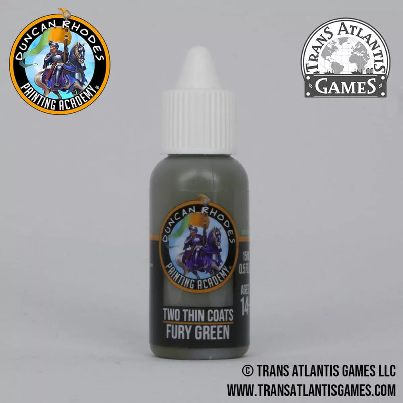 Two Thin Coats - Fury Green 15ml