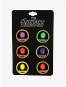 Marvel Avengers: Infinity War Infinity Stones Enamel Pin set
