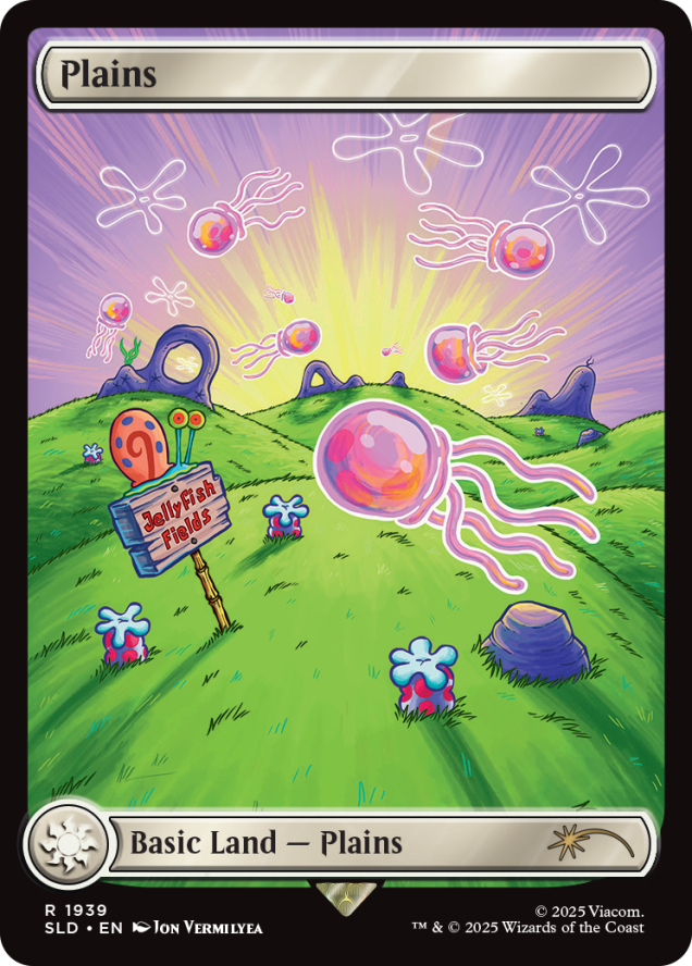 Magic the Gathering - Secret Lair - SpongeBob SquarePants: Lands Under the Sea Standard Edition
