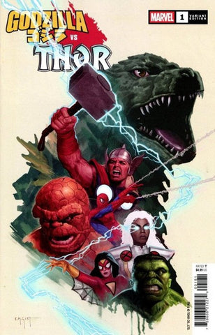 Godzilla vs Thor #01h (2025) One-Shot - Variant Cover