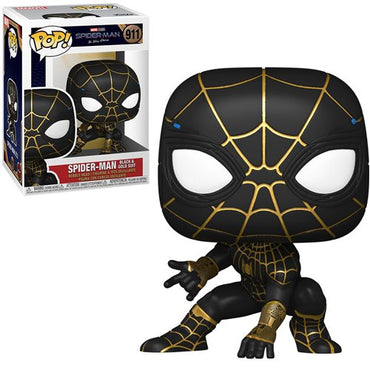 Spider-Man black & gold suit - Pop! Figure - Spider-Man No Way Home (911)