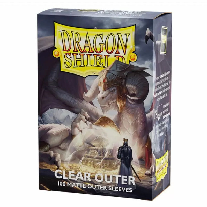 Dragon Shield - Sleeves - Outer Sleeves - Matte Clear Standard Size