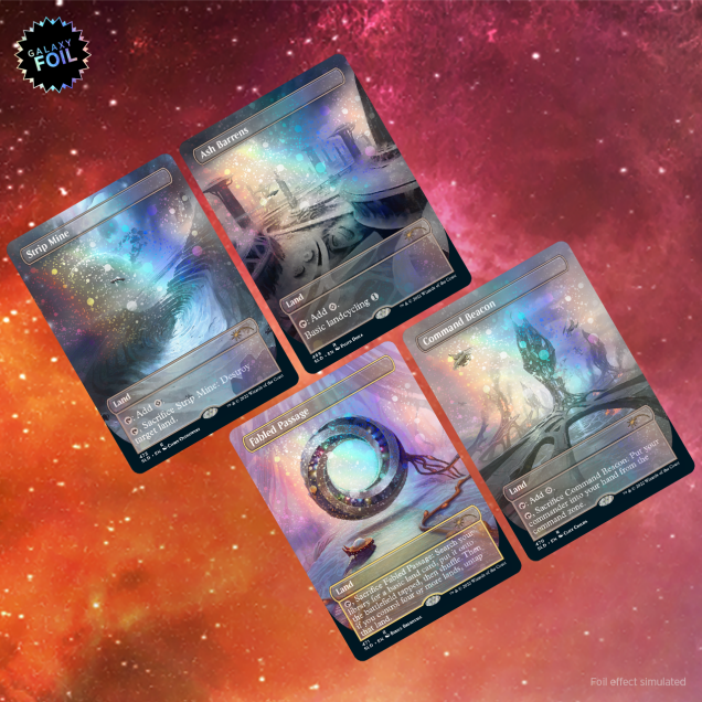 Magic the Gathering - Secret Lair - Totally Spaced Out Galaxy Foil Edition