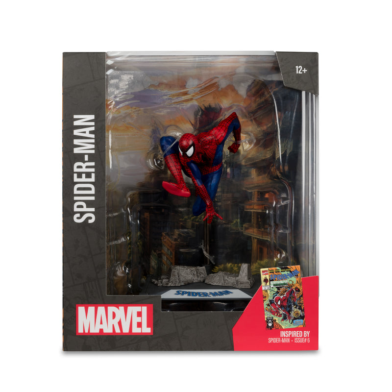 Marvel Spider-Man 1:10th Scale Posed Figure with Scene (Spider-Man