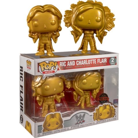 Ric and Charlotte Flair - POP! Figure - WWE Special Edition 2 pack