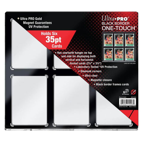 One Touch - Ultra Pro - 6-card Black Border Magnetic Closure