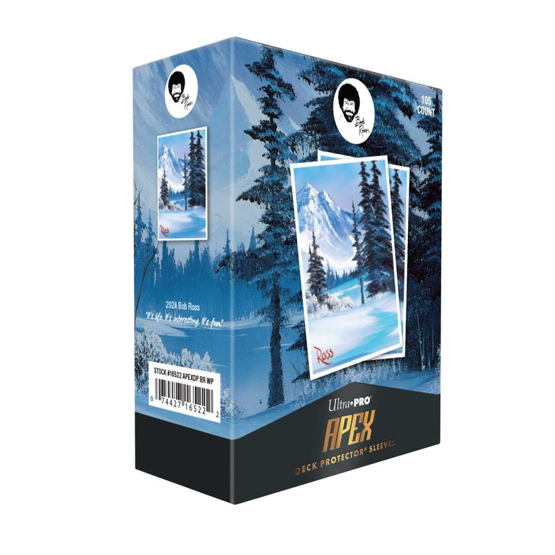 Ultra Pro - Bob Ross - Winter Paradise - 105ct Apex Deck Protector Sleeves