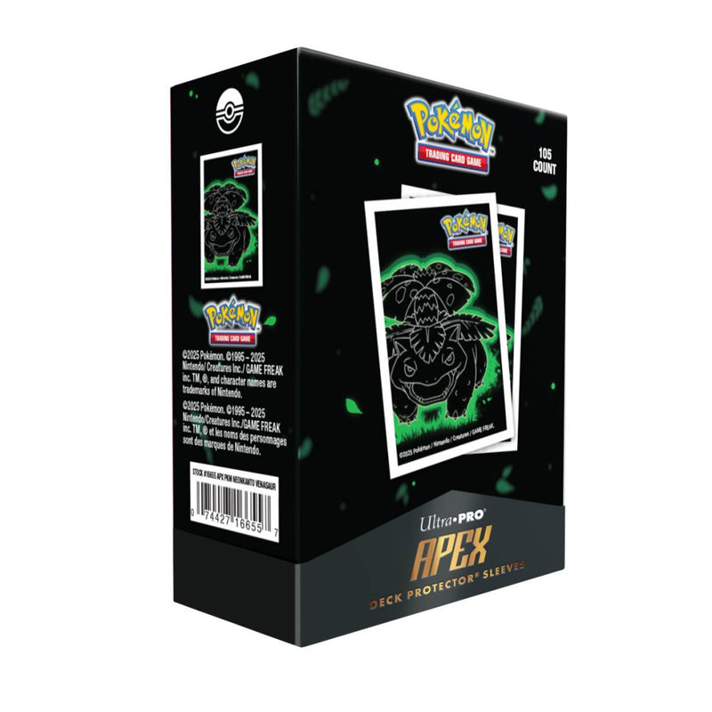 Pokemon - Neon Kanto - Venusaur - 105ct Apex Deck Protector Sleeves