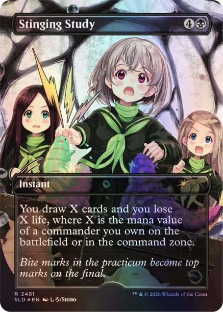 Magic the Gathering - Secret Lair - Mahō Gakuin Seishun Hakusho — 魔法学院青春白書  (Foil Edition)