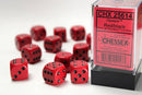 Chessex 16mm D6 Dice Block Opaque Red/Black