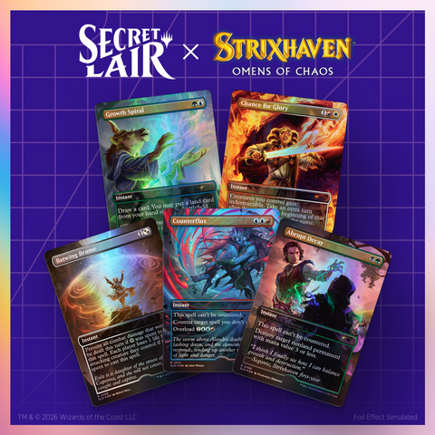 Magic the Gathering - Secret Lair - Omens of Chaos (Foil Edition)
