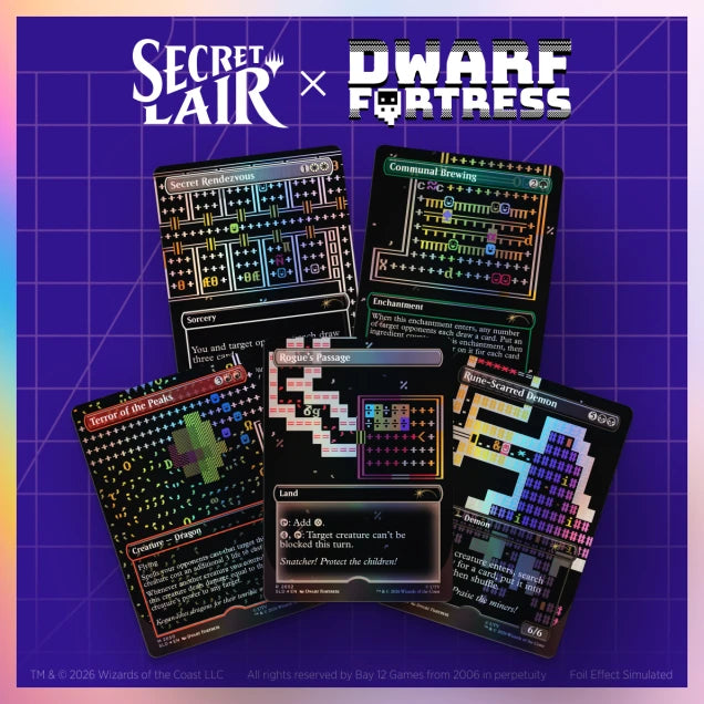 Magic the Gathering - Secret Lair x Dwarf Fortress - Create New World (Foil Edition)