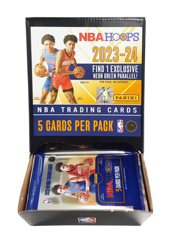 2023-2024 Hoops Basketball Gravity Feed (5 x card per pack)