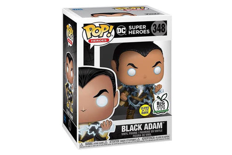 DC Super Heroes - Funko Pop! Figue - Black Adam Big Apple Collectibles Exclusive GLOW (348)