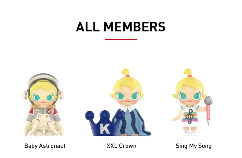 POP MART - Baby Molly When I Was Three Figures Blind Box