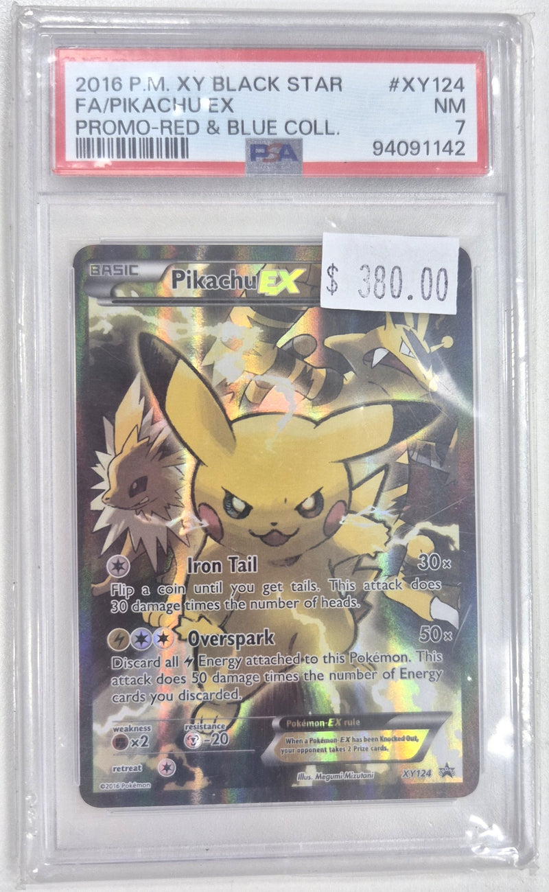 2016 Pokemon X Y Pikachu EX Full Art (Black Star Promo )