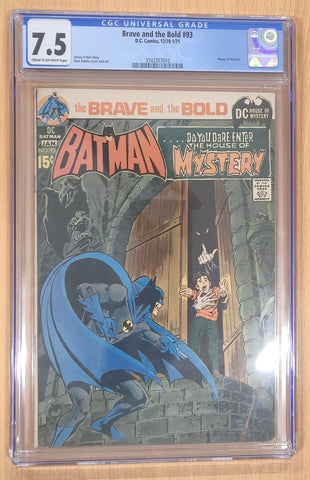 Brave and the Bold #93 (1955-1983) Volume 01 - GRADED CGC Universal Grade 7.5