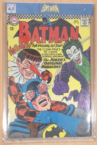 Batman #186 (1940-2011) Volume 01 - GRADED pH Certification 4.0