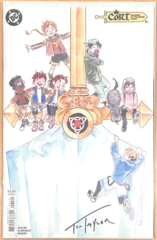 C.O.R.T.: CHILDREN OF THE ROUND TABLE #01b (2025) Variant Cover B - Signed by Tom Taylor