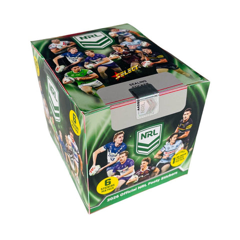 NRL League Heroes 2026 Stickers Box
