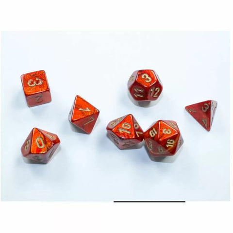 Scarab Mini Scarlet/Gold 7-Die Set