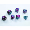 Gemini Mini Purple-Teal/Gold 7-Die Set