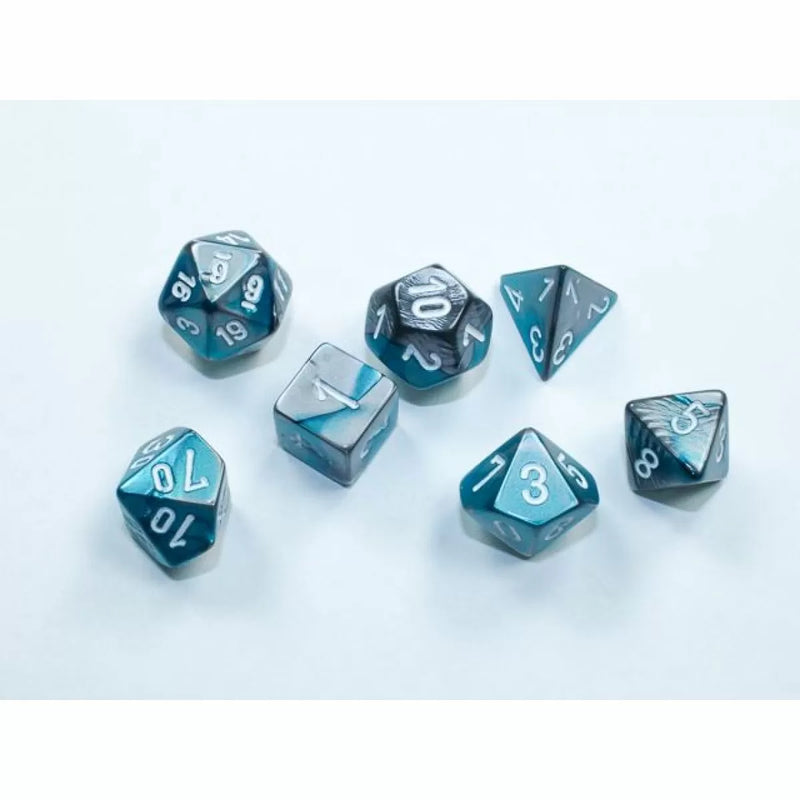 Gemini Mini Steel-Teal/White 7-Die Set